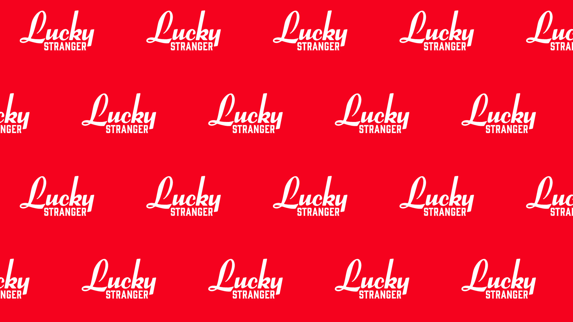 Lucky Stranger step-and-repeat